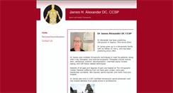 Desktop Screenshot of drjameschiro.com
